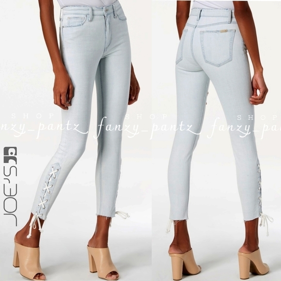 Joe's Jeans Charlie High Rise Skinny Lace Up Ankle - Picture 5 of 13